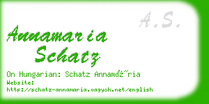 annamaria schatz business card